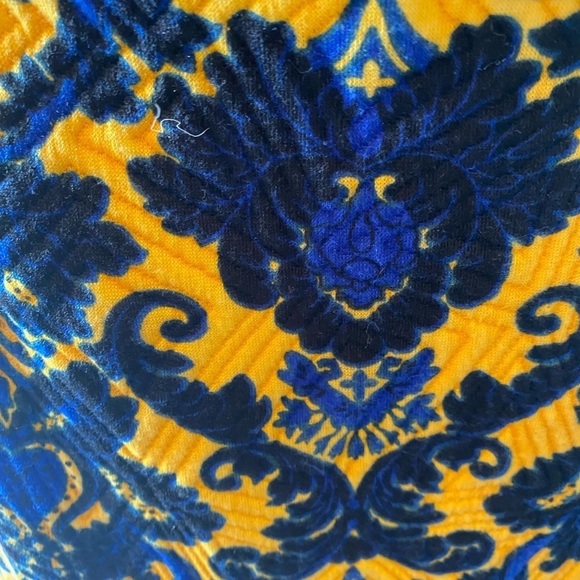 Brixon  Ivy pencil skirt in blue and yellow - Picture 3 of 3